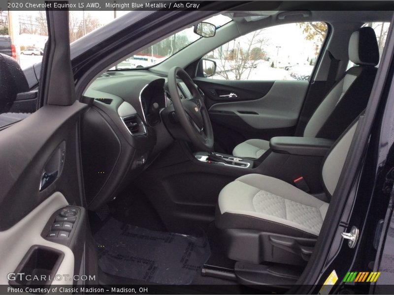 Midnight Blue Metallic / Ash Gray 2020 Chevrolet Equinox LS AWD