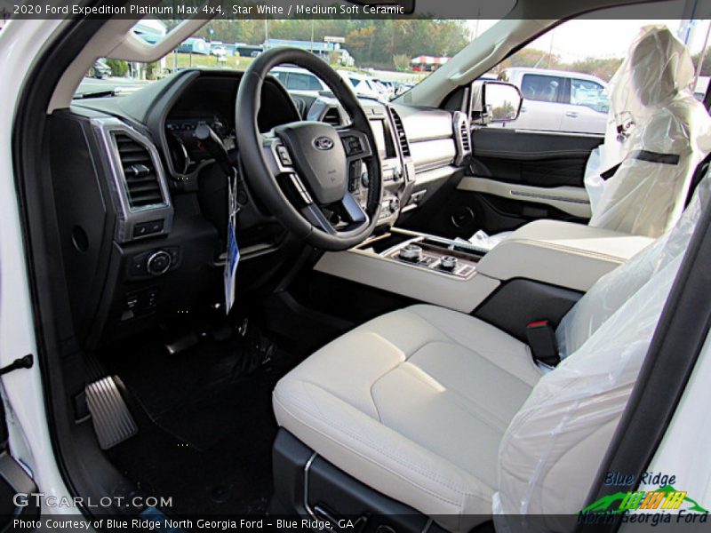 Star White / Medium Soft Ceramic 2020 Ford Expedition Platinum Max 4x4