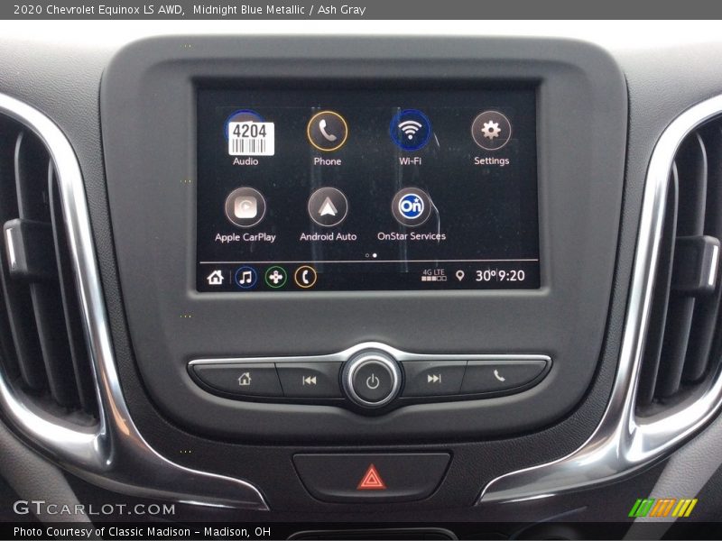 Midnight Blue Metallic / Ash Gray 2020 Chevrolet Equinox LS AWD