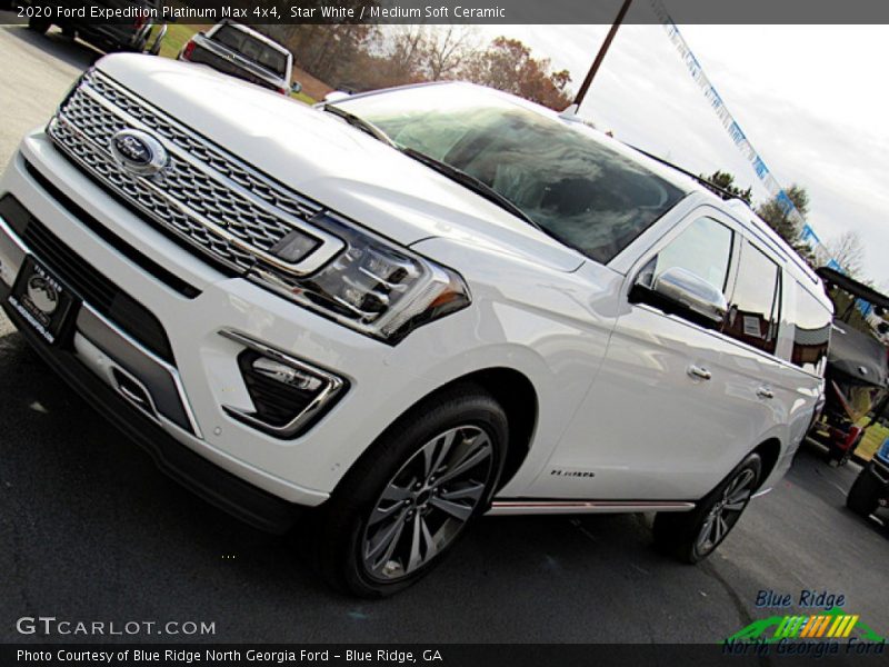Star White / Medium Soft Ceramic 2020 Ford Expedition Platinum Max 4x4