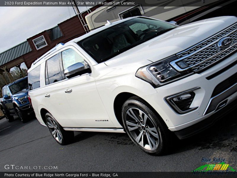 Star White / Medium Soft Ceramic 2020 Ford Expedition Platinum Max 4x4