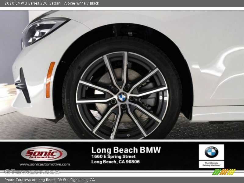 Alpine White / Black 2020 BMW 3 Series 330i Sedan