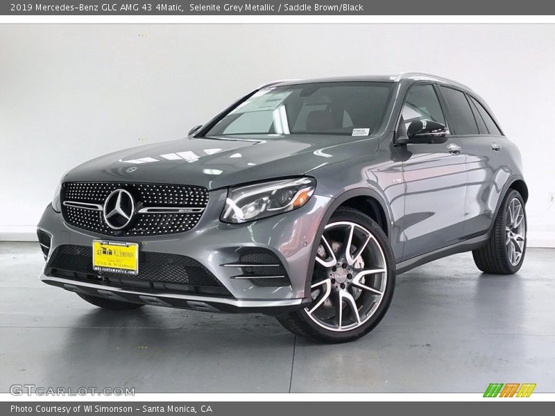 Selenite Grey Metallic / Saddle Brown/Black 2019 Mercedes-Benz GLC AMG 43 4Matic