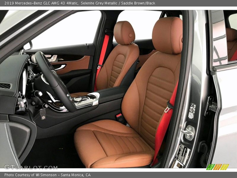 Selenite Grey Metallic / Saddle Brown/Black 2019 Mercedes-Benz GLC AMG 43 4Matic