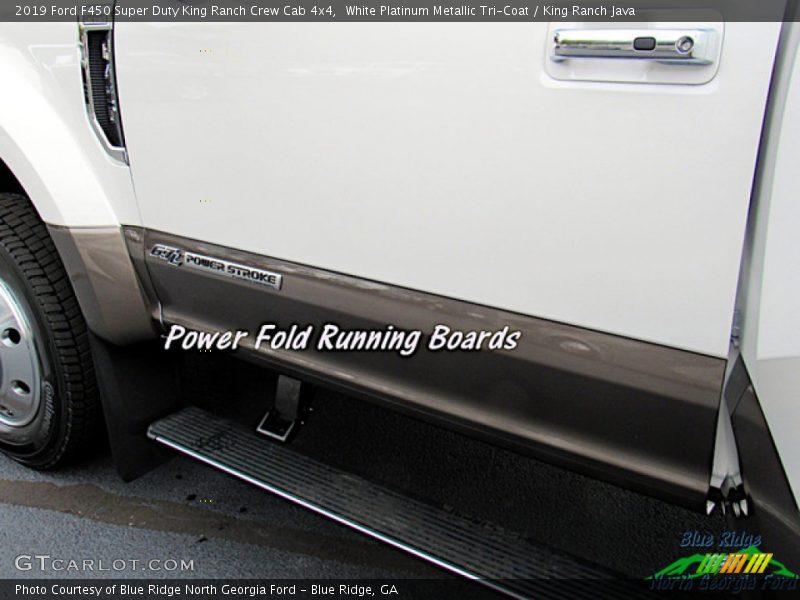 White Platinum Metallic Tri-Coat / King Ranch Java 2019 Ford F450 Super Duty King Ranch Crew Cab 4x4