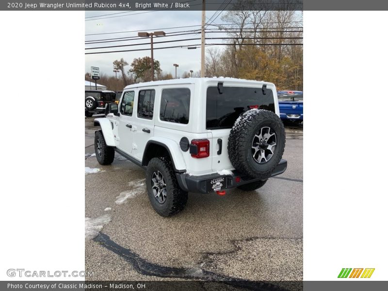 Bright White / Black 2020 Jeep Wrangler Unlimited Rubicon 4x4