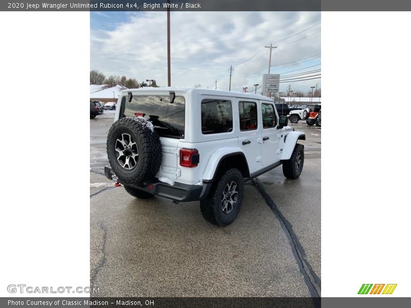 Bright White / Black 2020 Jeep Wrangler Unlimited Rubicon 4x4