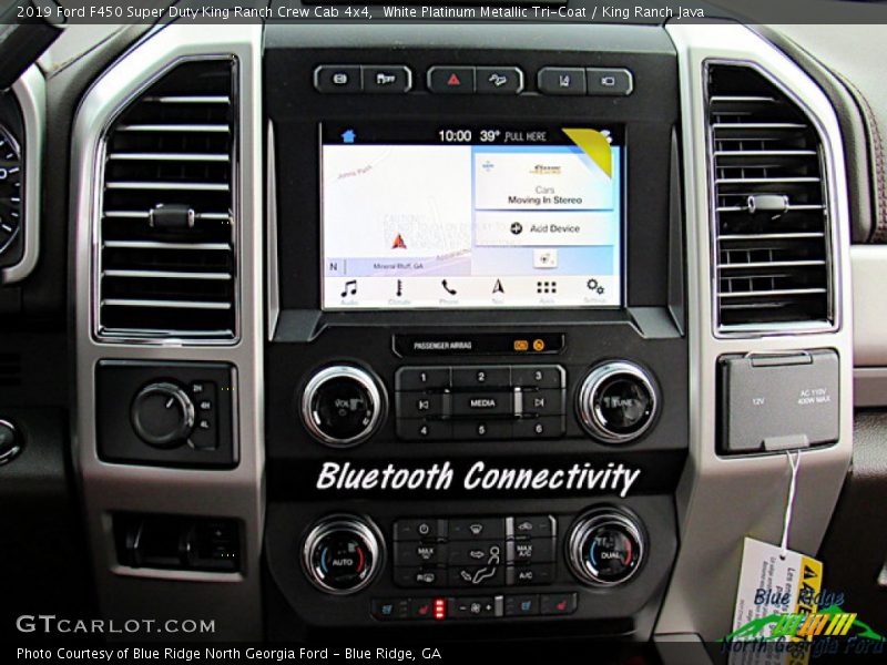 White Platinum Metallic Tri-Coat / King Ranch Java 2019 Ford F450 Super Duty King Ranch Crew Cab 4x4