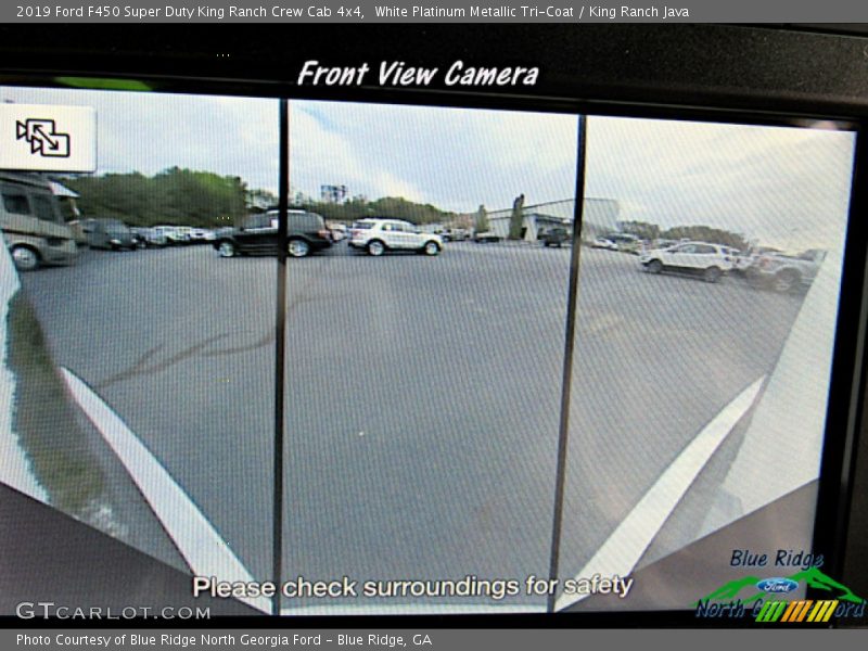 White Platinum Metallic Tri-Coat / King Ranch Java 2019 Ford F450 Super Duty King Ranch Crew Cab 4x4