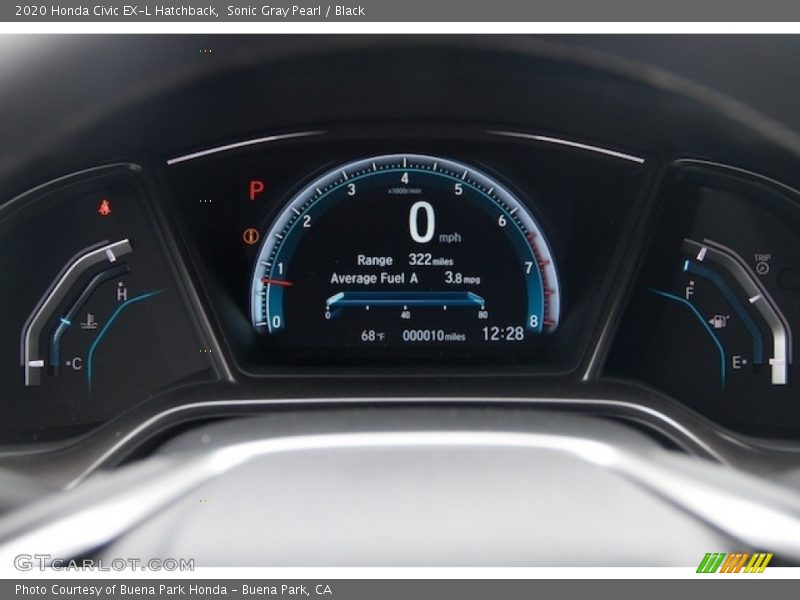  2020 Civic EX-L Hatchback EX-L Hatchback Gauges