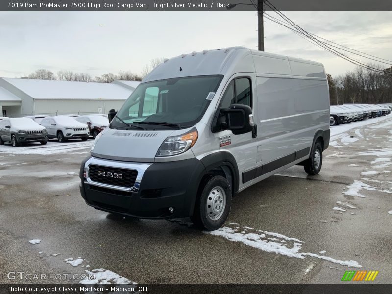 Bright Silver Metallic / Black 2019 Ram ProMaster 2500 High Roof Cargo Van