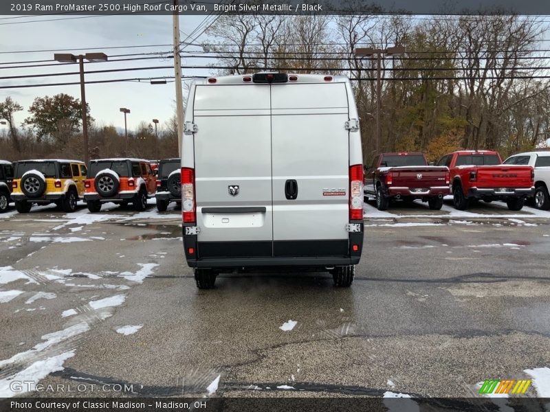 Bright Silver Metallic / Black 2019 Ram ProMaster 2500 High Roof Cargo Van