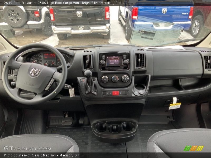 Bright Silver Metallic / Black 2019 Ram ProMaster 2500 High Roof Cargo Van