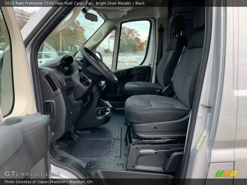 Bright Silver Metallic / Black 2019 Ram ProMaster 2500 High Roof Cargo Van