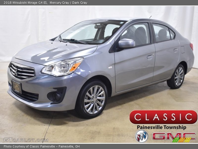 Mercury Gray / Dark Gray 2018 Mitsubishi Mirage G4 ES