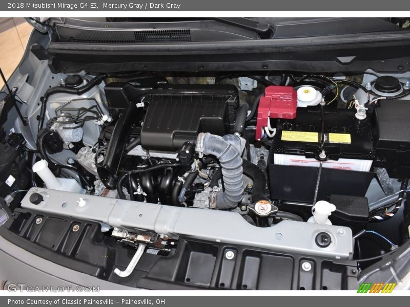 Mercury Gray / Dark Gray 2018 Mitsubishi Mirage G4 ES