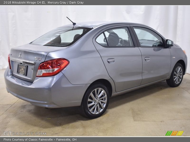 Mercury Gray / Dark Gray 2018 Mitsubishi Mirage G4 ES