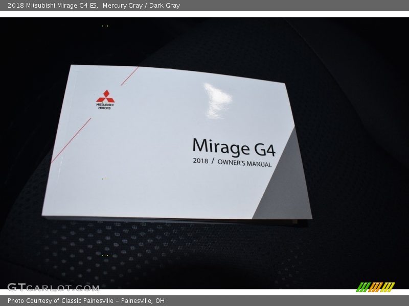 Mercury Gray / Dark Gray 2018 Mitsubishi Mirage G4 ES