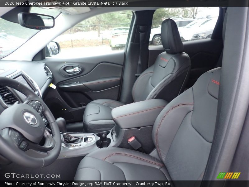 Front Seat of 2020 Cherokee Trailhawk 4x4