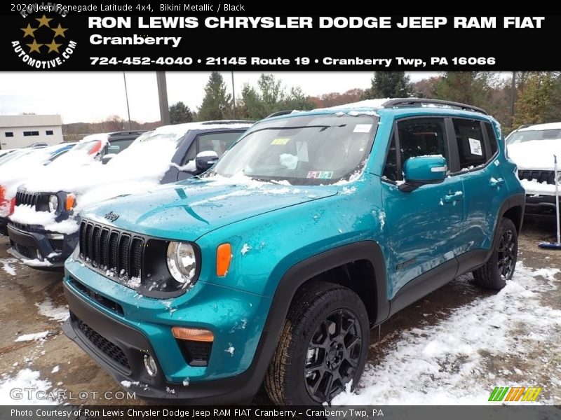 Bikini Metallic / Black 2020 Jeep Renegade Latitude 4x4