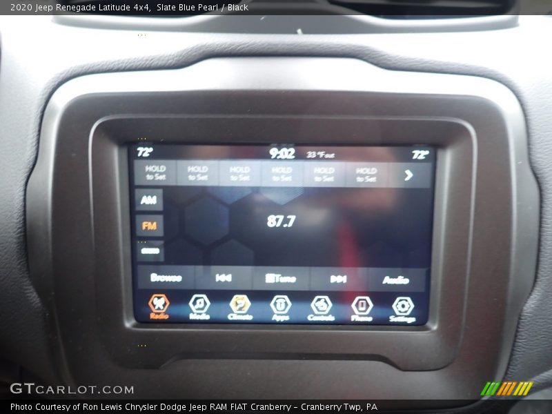 Slate Blue Pearl / Black 2020 Jeep Renegade Latitude 4x4