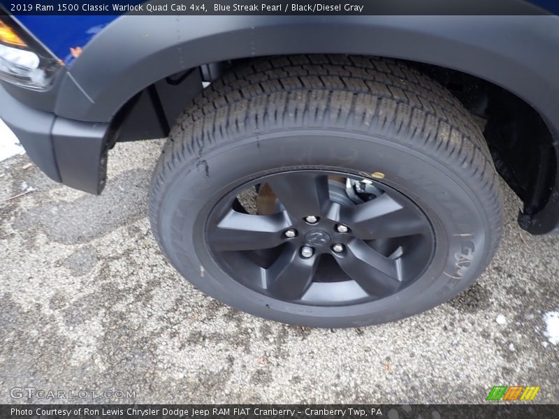 Blue Streak Pearl / Black/Diesel Gray 2019 Ram 1500 Classic Warlock Quad Cab 4x4
