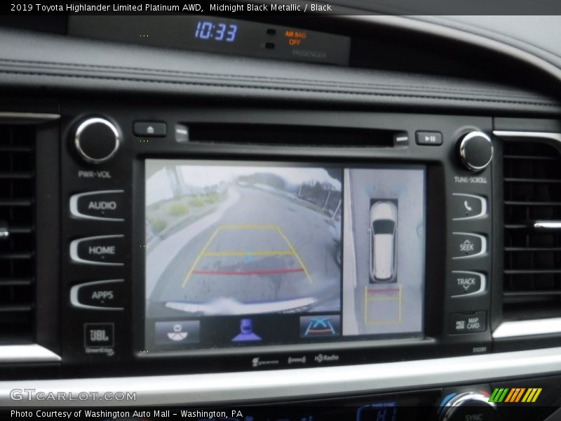 Midnight Black Metallic / Black 2019 Toyota Highlander Limited Platinum AWD