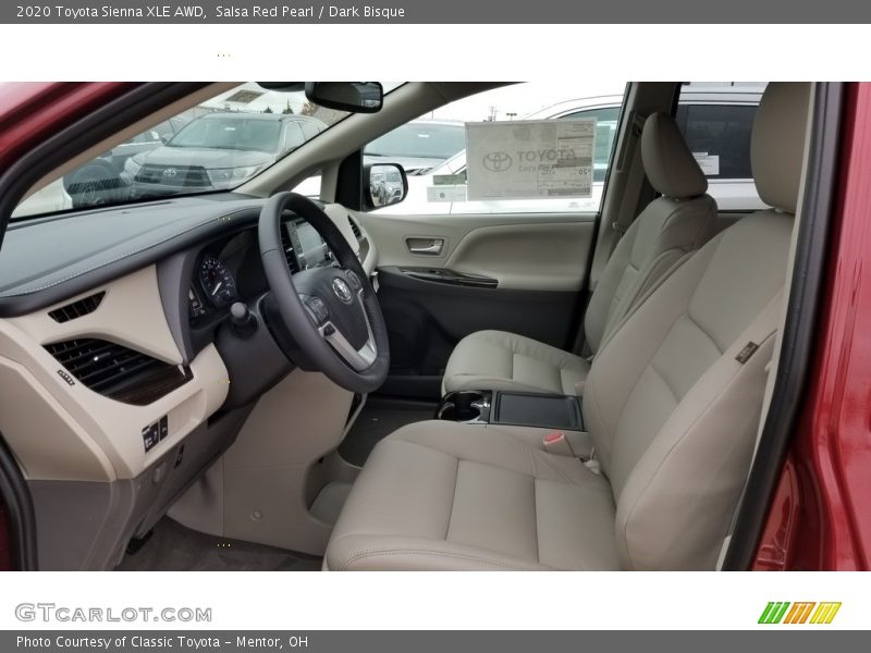 Salsa Red Pearl / Dark Bisque 2020 Toyota Sienna XLE AWD