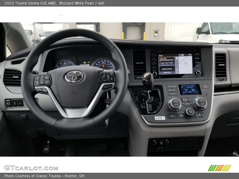 Dashboard of 2020 Sienna XLE AWD