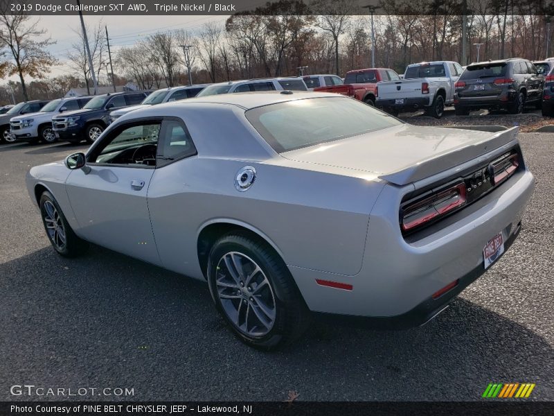 Triple Nickel / Black 2019 Dodge Challenger SXT AWD