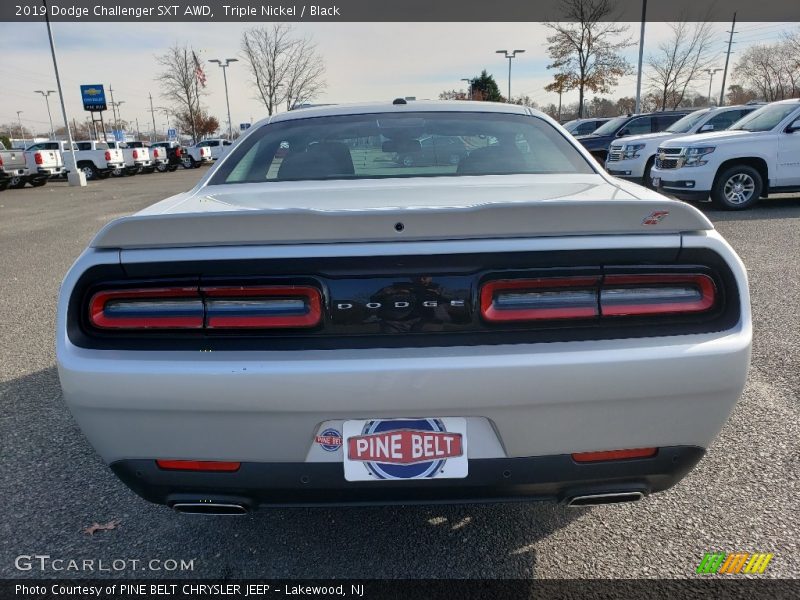 Triple Nickel / Black 2019 Dodge Challenger SXT AWD