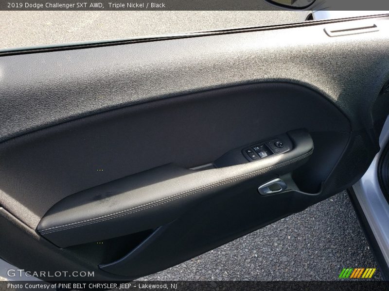 Triple Nickel / Black 2019 Dodge Challenger SXT AWD