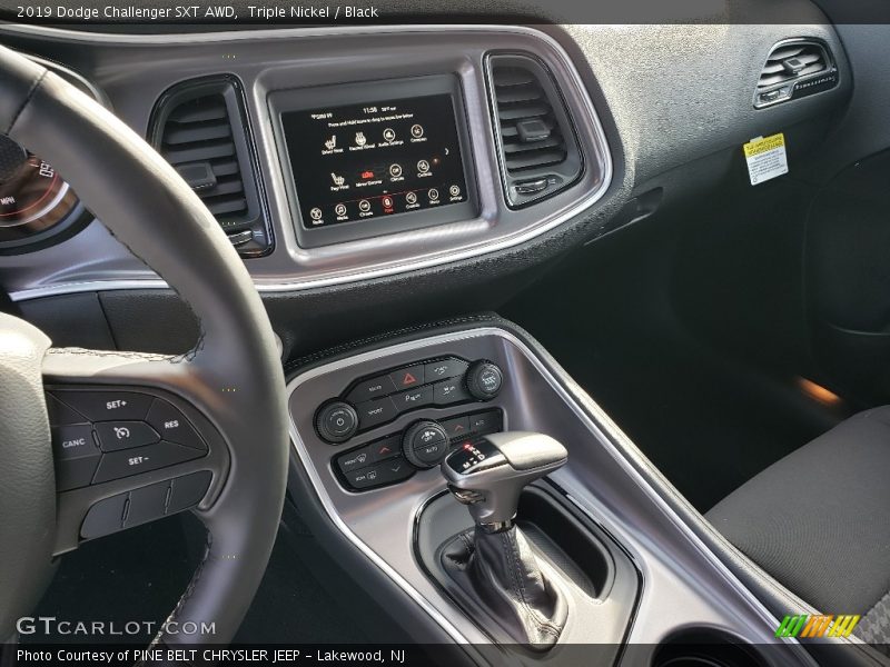 Triple Nickel / Black 2019 Dodge Challenger SXT AWD