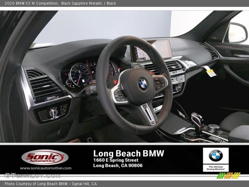 Black Sapphire Metallic / Black 2020 BMW X3 M Competition