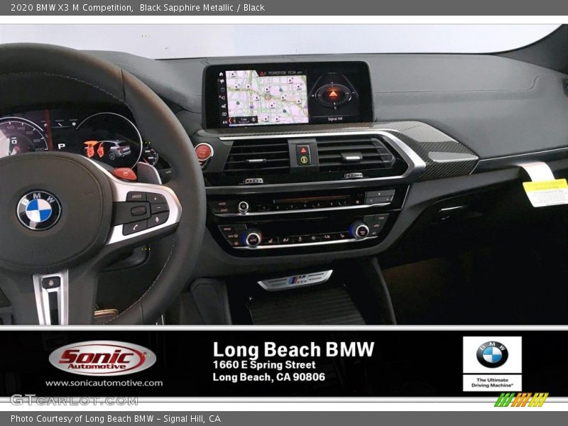 Black Sapphire Metallic / Black 2020 BMW X3 M Competition