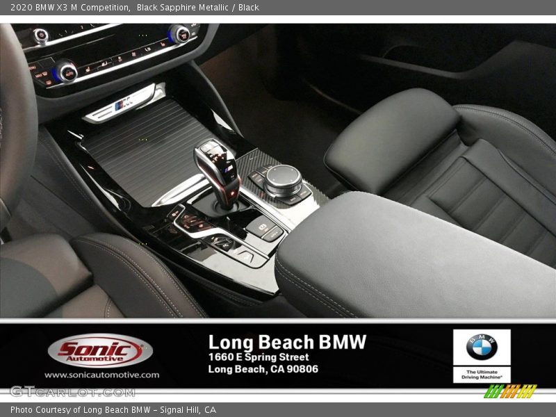 Black Sapphire Metallic / Black 2020 BMW X3 M Competition