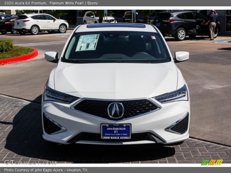 Platinum White Pearl / Ebony 2020 Acura ILX Premium