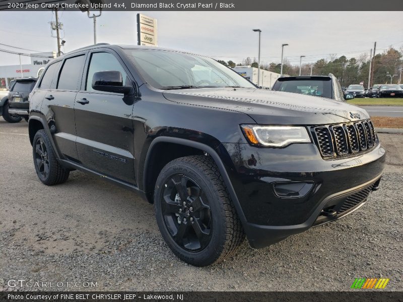 Diamond Black Crystal Pearl / Black 2020 Jeep Grand Cherokee Upland 4x4