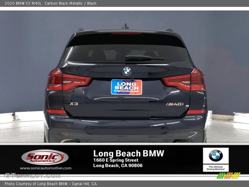 Carbon Black Metallic / Black 2020 BMW X3 M40i