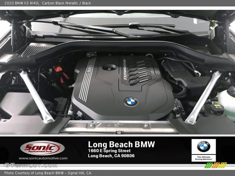 Carbon Black Metallic / Black 2020 BMW X3 M40i