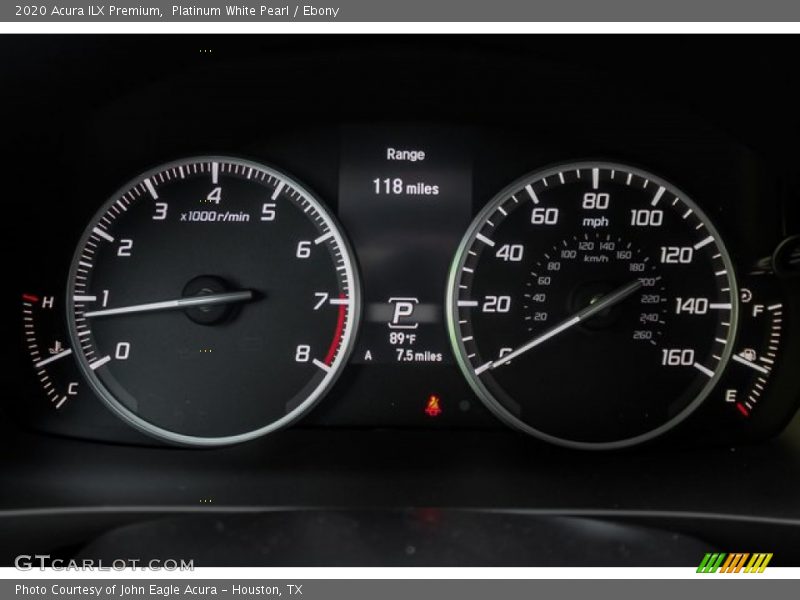 Platinum White Pearl / Ebony 2020 Acura ILX Premium