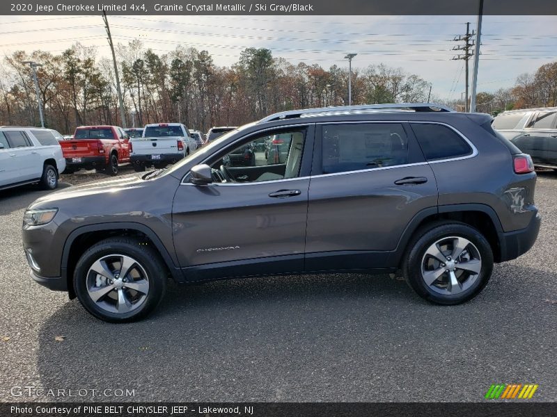 Granite Crystal Metallic / Ski Gray/Black 2020 Jeep Cherokee Limited 4x4