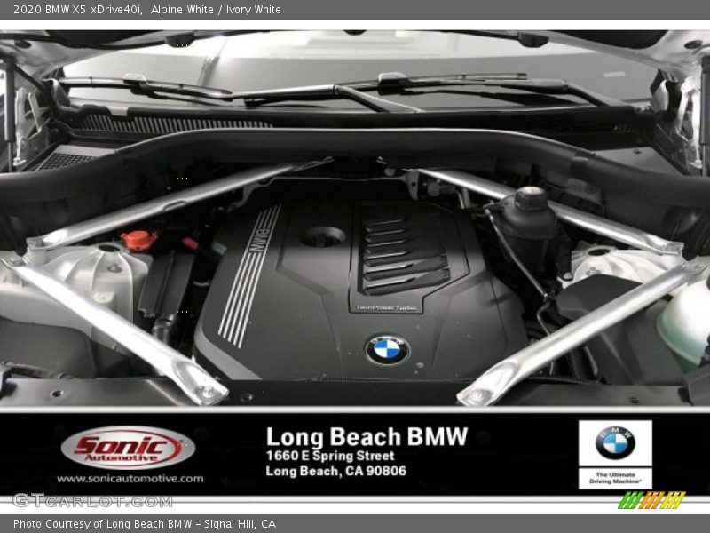 Alpine White / Ivory White 2020 BMW X5 xDrive40i