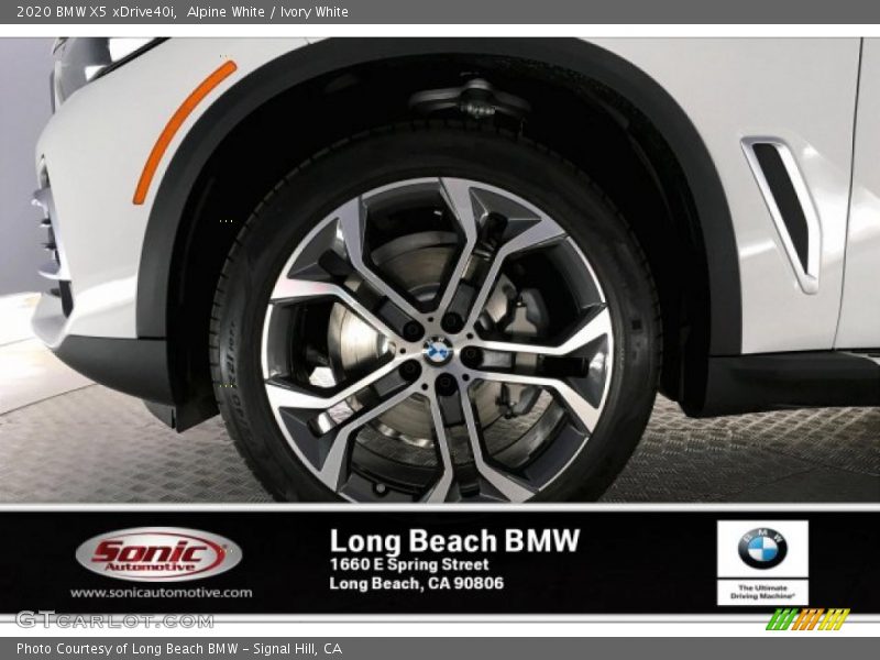 Alpine White / Ivory White 2020 BMW X5 xDrive40i