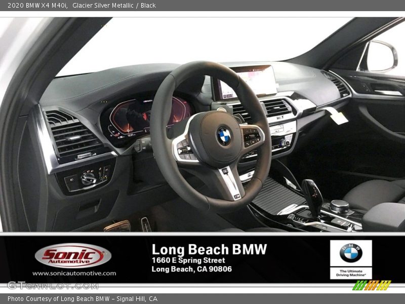Glacier Silver Metallic / Black 2020 BMW X4 M40i