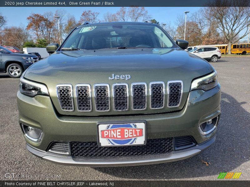 Olive Green Pearl / Black 2020 Jeep Cherokee Limited 4x4