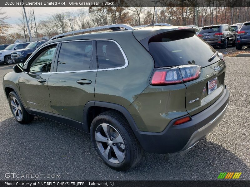 Olive Green Pearl / Black 2020 Jeep Cherokee Limited 4x4