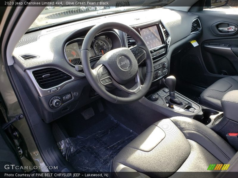 Olive Green Pearl / Black 2020 Jeep Cherokee Limited 4x4