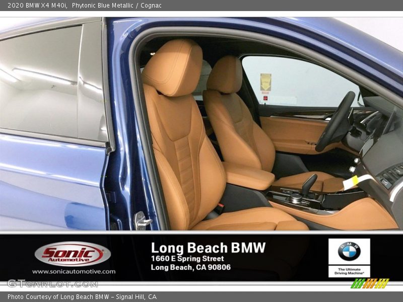Phytonic Blue Metallic / Cognac 2020 BMW X4 M40i