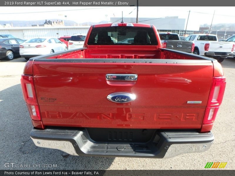 Hot Pepper Red Metallic / Ebony 2019 Ford Ranger XLT SuperCab 4x4